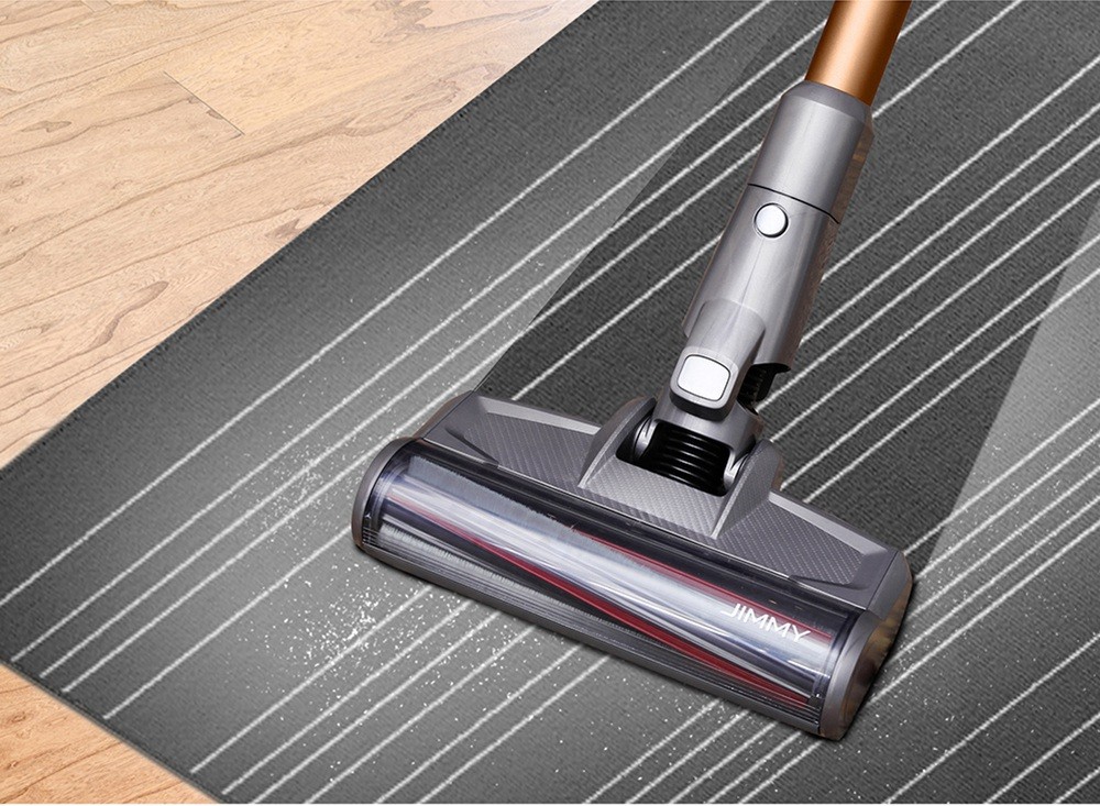 Refurbished JIMMY H9 Pro Flexible Smart Handheld Cordless Vacuum Cleaner 200AW 25000Pa Powerful Suction, 600W Motor, 80 Minutes Run Time, Auto Power Adjust LED Display Removable Battery With Rechargeable Stand Holder for cleaning floors by Xiaomi