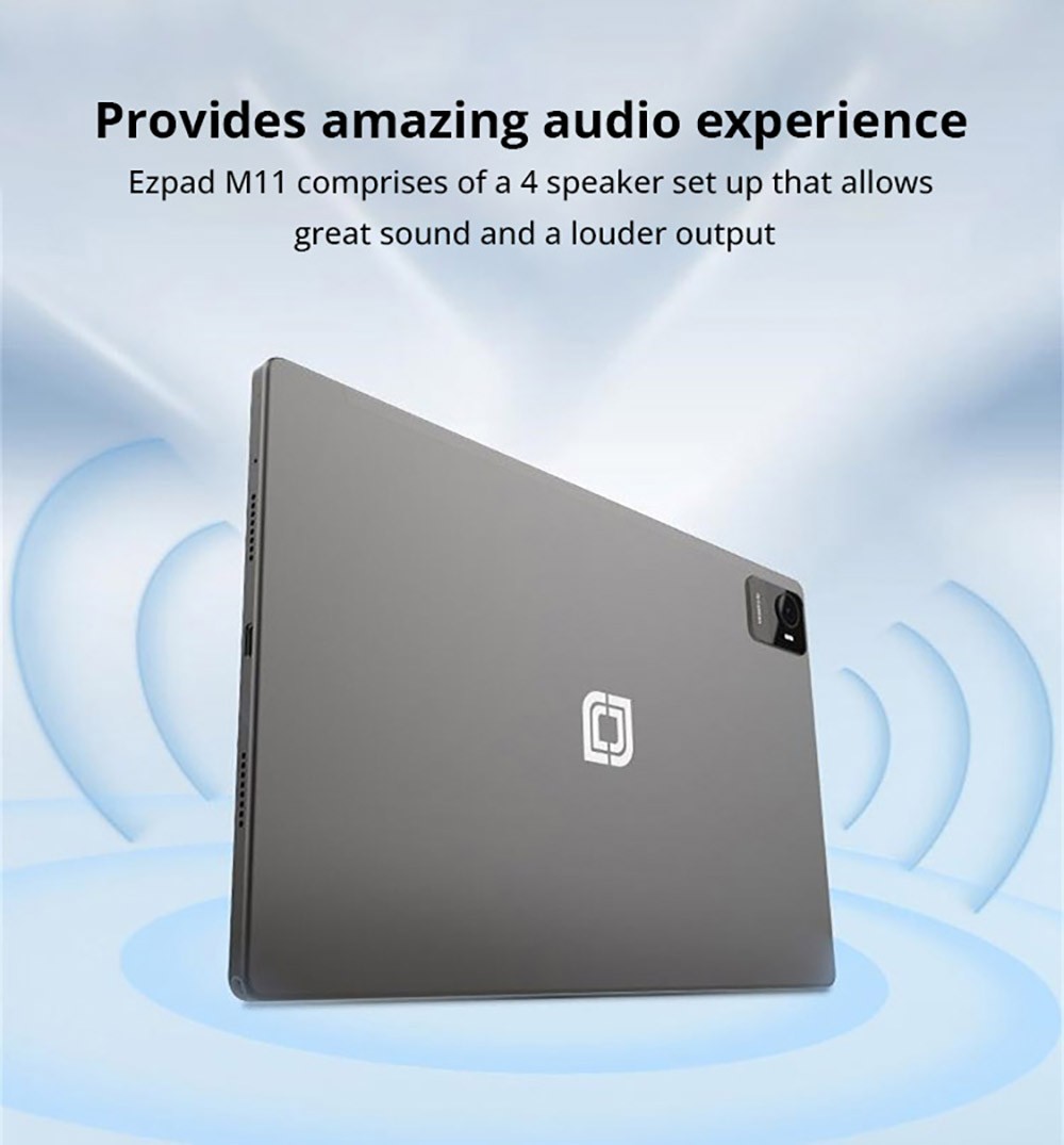 Jumper EZpad M11 10.5'' 4G Tablet, Unisoc T616 Octa-core, 8GB DDR4 128GB eMMC, Android 12, 5MP Front Camera 13MP Rear Camera