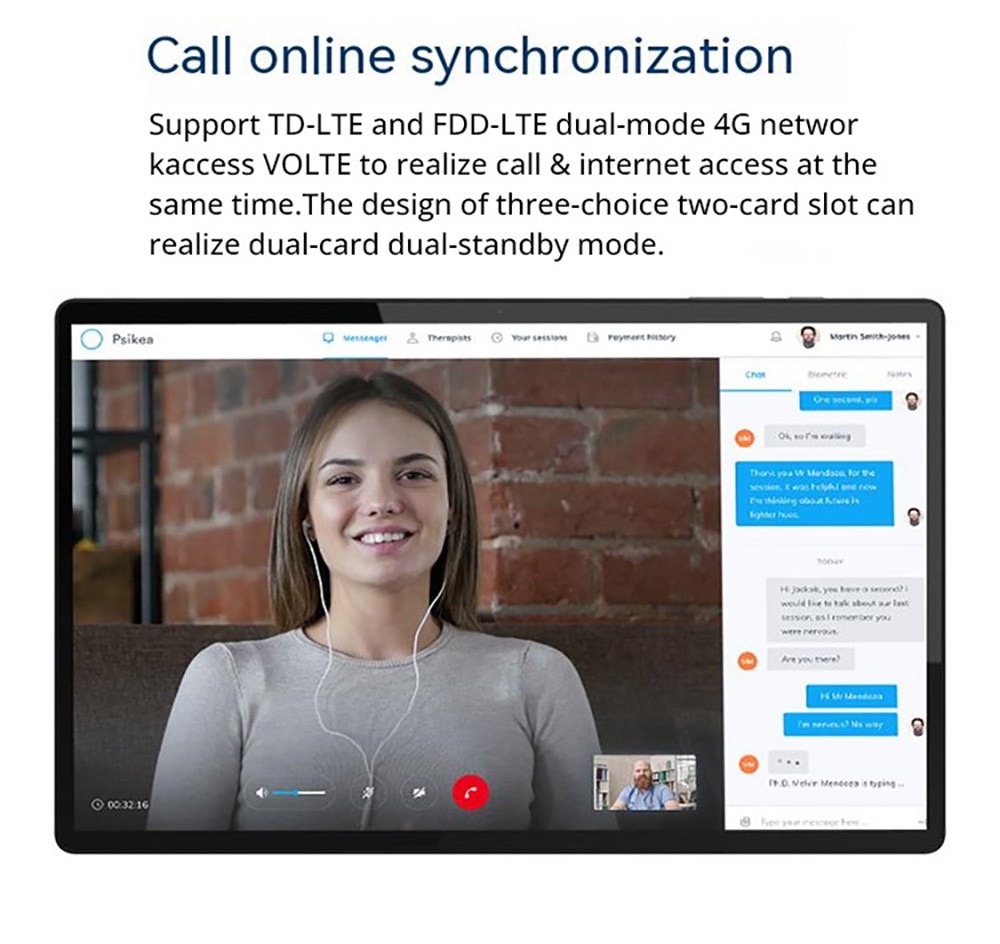 Jumper EZpad M11 10.5'' 4G Tablet, Unisoc T616 Octa-core, 8GB DDR4 128GB eMMC, Android 12, 5MP Front Camera 13MP Rear Camera