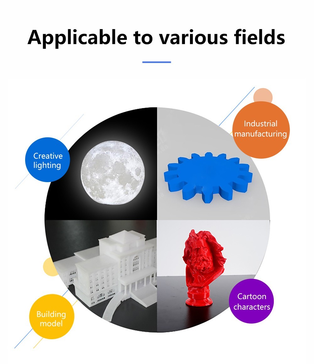 KINGROON KP3S Pro S1 3D Printer, Direct Extruder, 100mm/s Max Printing Speed, Mute Printing, 32-bit Motherboard, Resume Printing, Pre-Assembly, 200*200*200mm