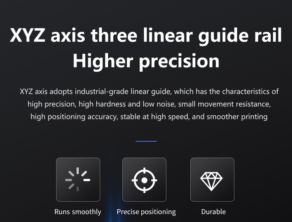 KINGROON KP3S Pro S1 3D Printer, Direct Extruder, 100mm/s Max Printing Speed, Mute Printing, 32-bit Motherboard, Resume Printing, Pre-Assembly, 200*200*200mm