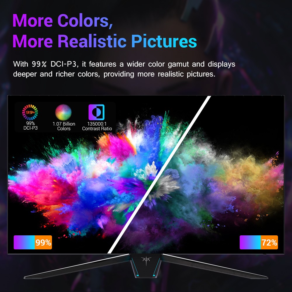 Refurbished KTC G42P5 Gaming Monitor 42 inch 4K UHD 138Hz OLED HDR 0.1ms Response Time