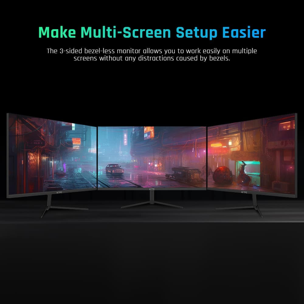 Refurbished KTC H24T09P Gaming Monitor 24in 1920x1080 165Hz