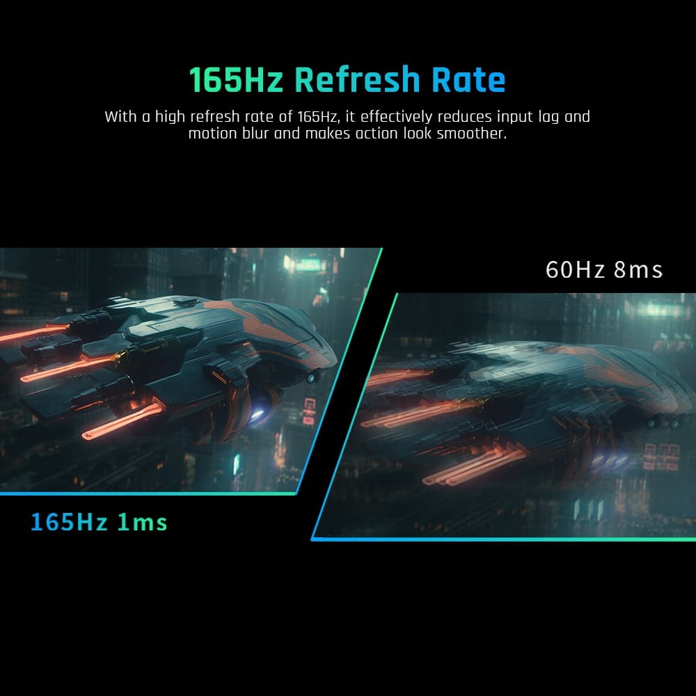 Refurbished KTC H24T09P Gaming Monitor 24in 1920x1080 165Hz