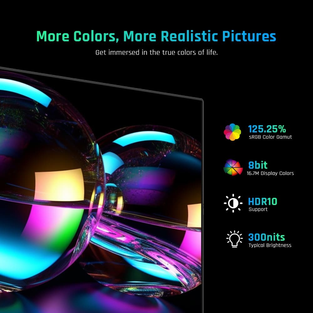 Refurbished KTC H24T09P Gaming Monitor 24in 1920x1080 165Hz