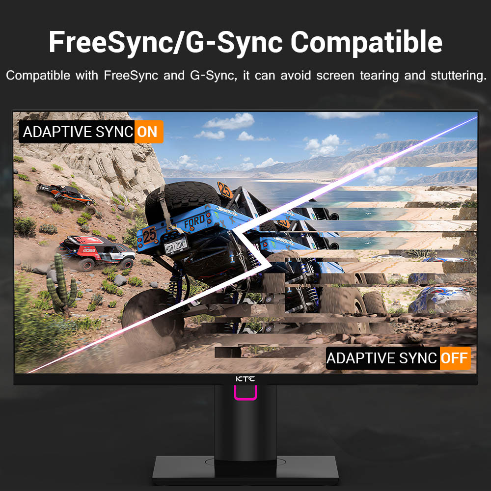 Refurbished KTC H27T22 Gaming Monitor 27-inch 2560x1440 QHD 165Hz Fast IPS 1ms Response Time 100% sRGB HDMI2.0 DP1.2