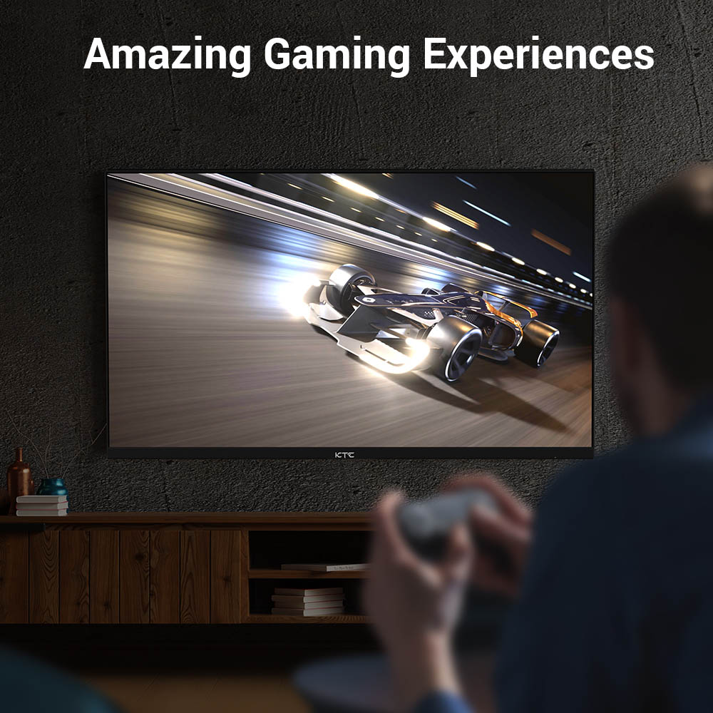 Refurbished KTC H27T22 Gaming Monitor 27-inch 2560x1440 QHD 165Hz Fast IPS 1ms Response Time 100% sRGB HDMI2.0 DP1.2
