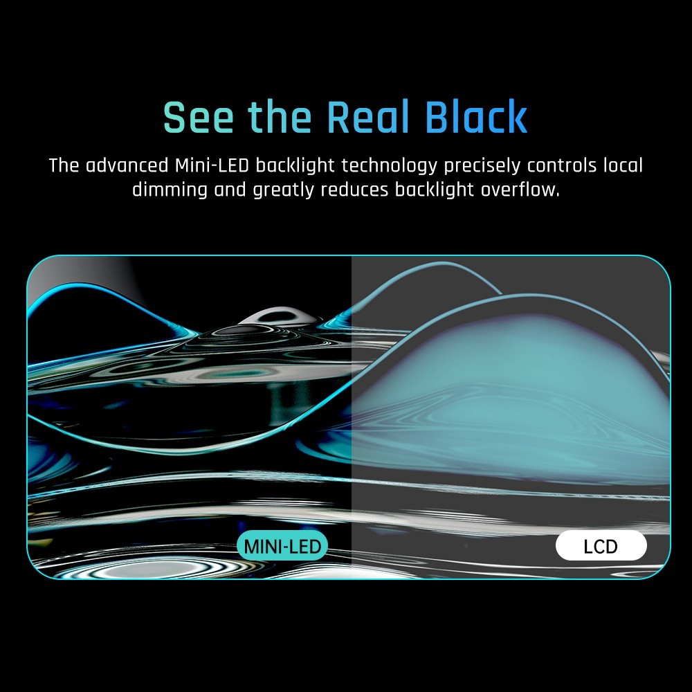 Refurbished KTC M27P20 Pro Mini-LED Gaming Monitor 27-inch 3840x2160 UHD 160Hz Mini LED Fast IPS 2ms RT HDMI2.1 DP1.4 Type-C USB KVM