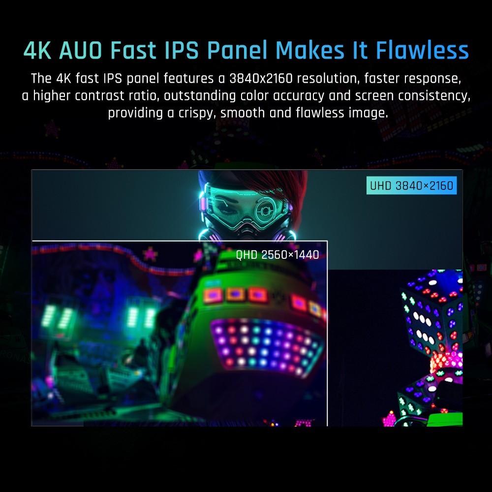 Refurbished KTC M27P20 Pro Mini-LED Gaming Monitor 27-inch 3840x2160 UHD 160Hz Mini LED Fast IPS 2ms RT HDMI2.1 DP1.4 Type-C USB KVM