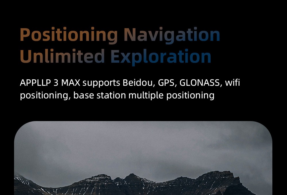 LOKMAT APPLLP 3 MAX Phone Watch 4GB RAM 128GB ROM Android 4G SIM Network GPS Sports Fitness Tracker Dual Camera - Black