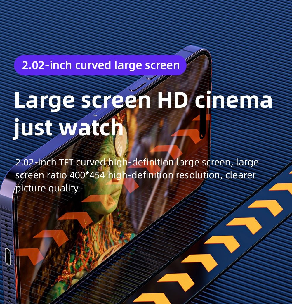 LOKMAT APPLLP 3 MAX Phone Watch 4GB RAM 128GB ROM Android 4G SIM Network GPS Sports Fitness Tracker Dual Camera - Red