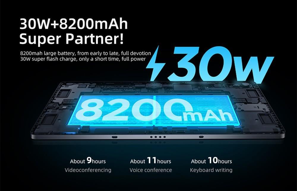 Lenovo Xiaoxin Pad Pro 11.2'' Tablet 6GB RAM 128GB ROM MediaTek Kompanio 1300T Android 12 8MP+13MP Camera 8200mAh Battery - Gold