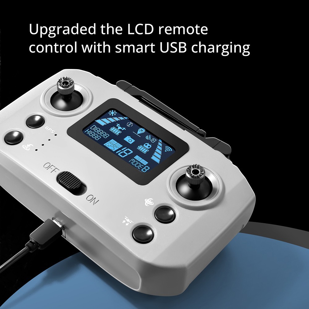 S155 RC Drone 5GHz Relay Built-in Dual 2.7K Three-axis Gimbal with Laser Obstacle Avoidance - 1 Battery