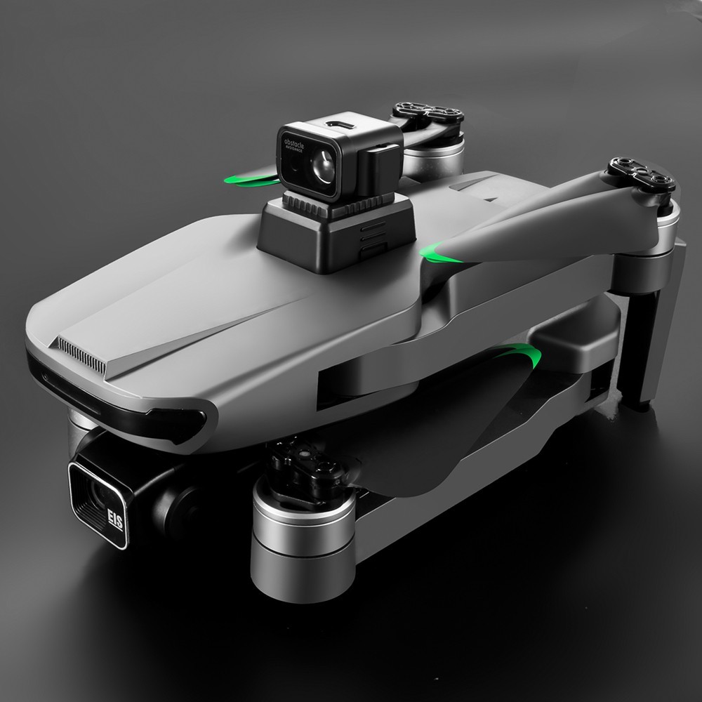S155 RC Drone 5GHz Relay Built-in Dual 2.7K Three-axis Gimbal with Laser Obstacle Avoidance - 1 Battery