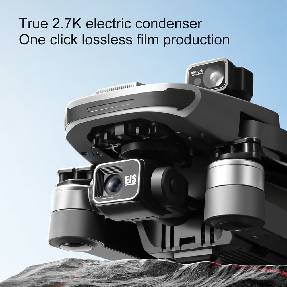 S155 RC Drone 5GHz Relay Built-in Dual 2.7K Three-axis Gimbal with Laser Obstacle Avoidance - 1 Battery