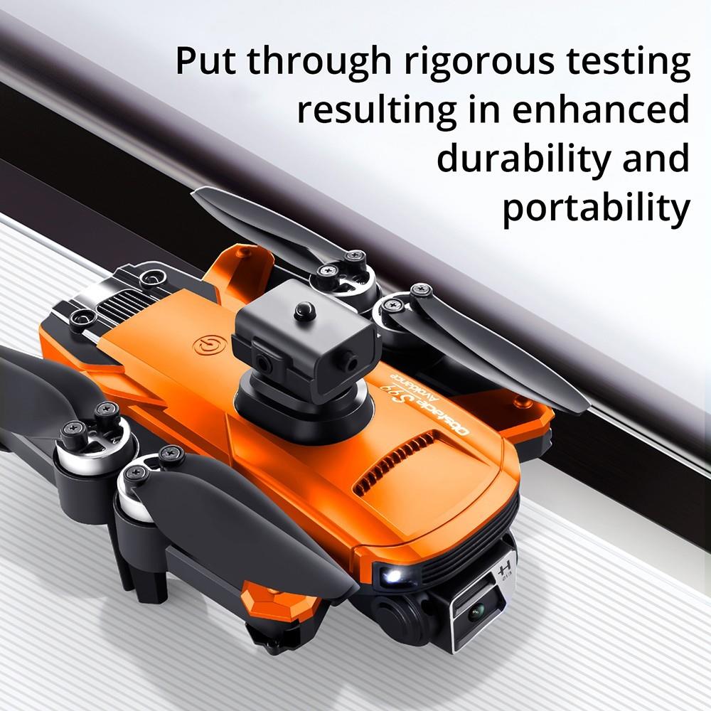 S99 Max RC Drone Dual 4K HD WiFi FPV 2.4GHz 4-Sided Obstacle Avoidance With Light 2 Batteries - Grey