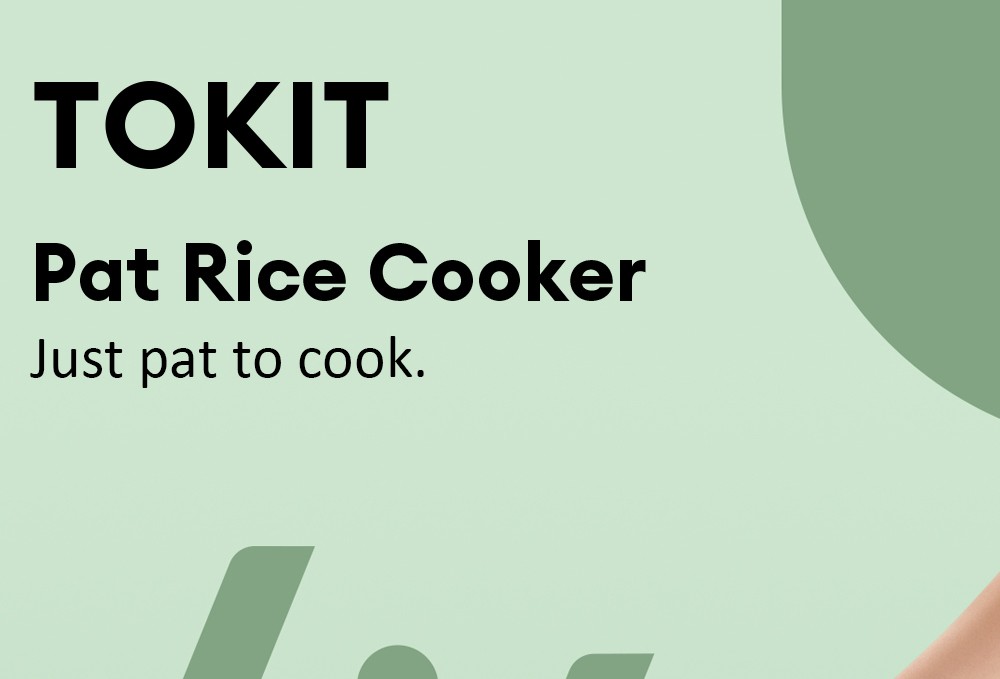 TOKIT Mini Rice Cooker, 1.5L Capacity for 1-3 People, Ceramic Coated Non-Stick Inner - White