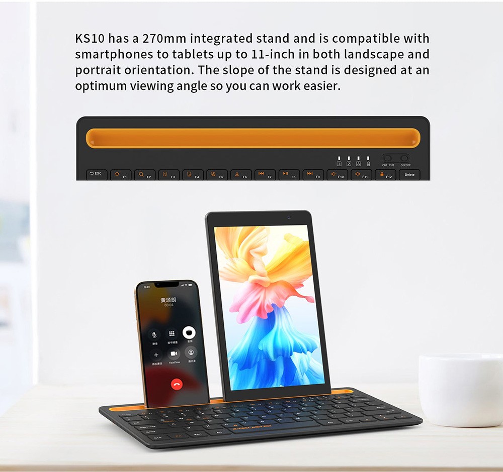 Teclast Ks Bluetooth Tablet Keyboard With Stand