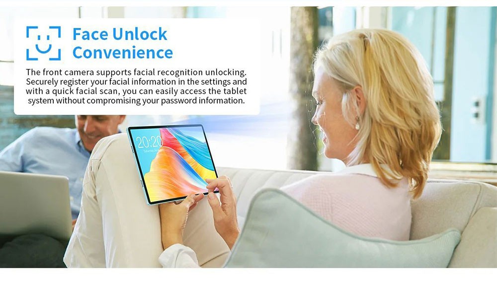 Teclast M50 Pro 10.1in Tablet Unisoc T616 Processor 8GB+8GB Expansion RAM 256GB ROM Android 13 Dual SIM + Micro SD - EU
