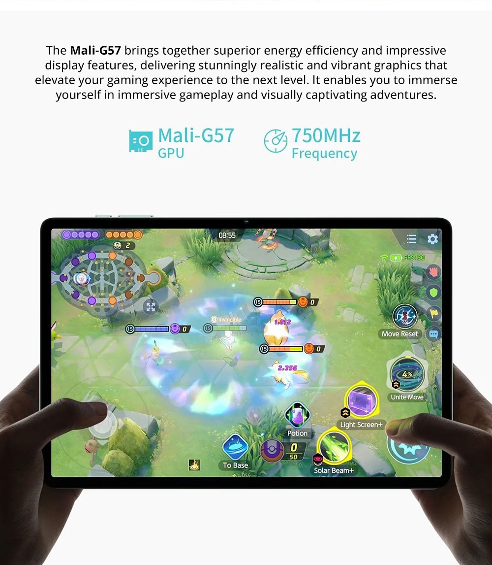 Teclast M50 Pro 10.1in Tablet Unisoc T616 Processor 8GB+8GB Expansion RAM 256GB ROM Android 13 Dual SIM + Micro SD - US