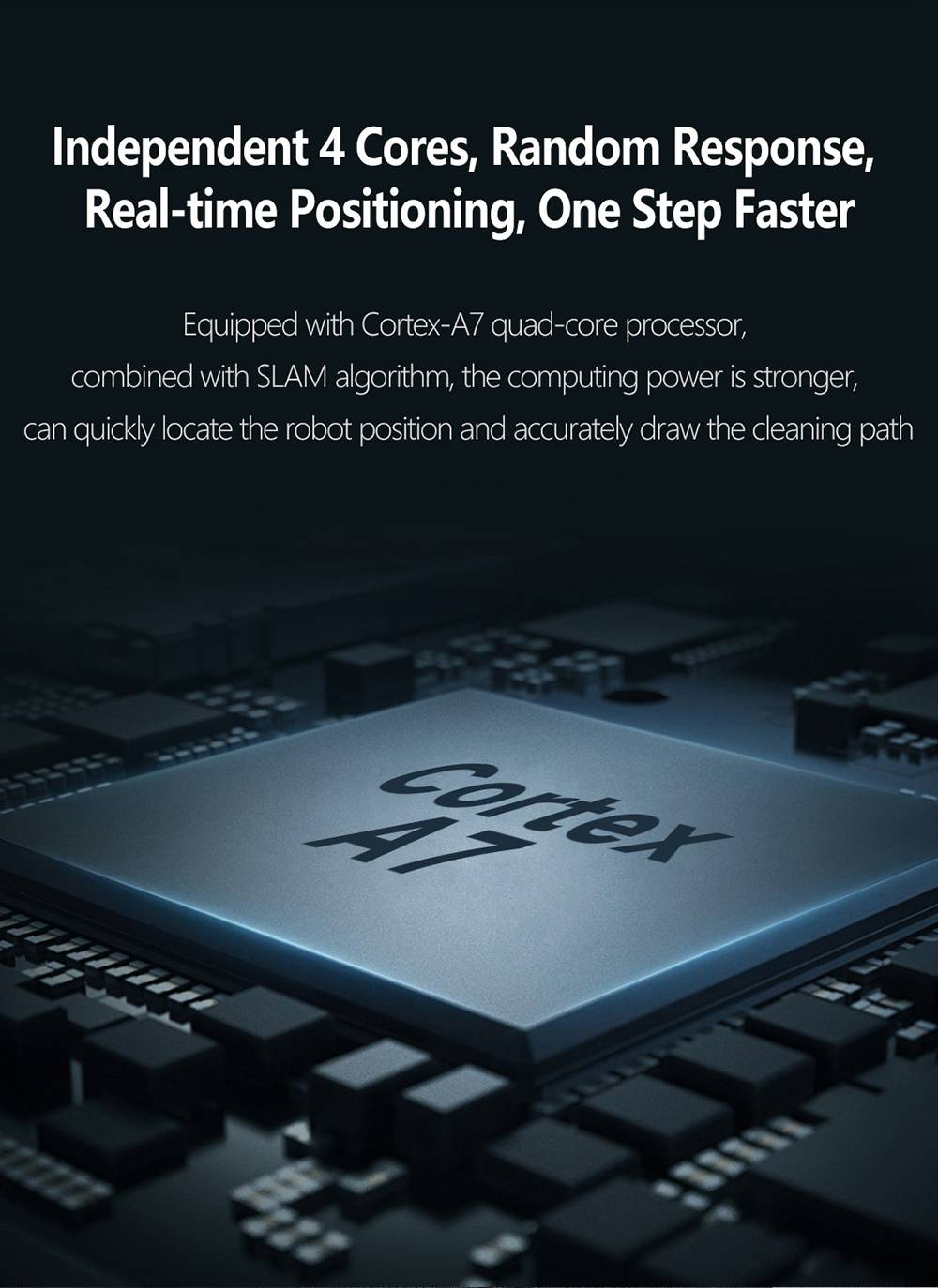 Refurbished Xiaomi Viomi V3 Smart AI Robot Vacuum Cleaner Suction Up to 2600Pa with Self Charging, Supports Disinfecting Surface Area, Quiet Cleaning for Pet Hair, Hard Floors, and Carpet