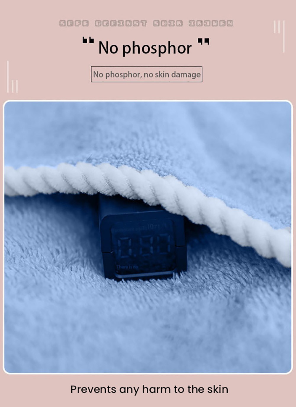 80*135cm Wearable Bowknot Coral Velvet Bath Towel for Adults - Light Blue