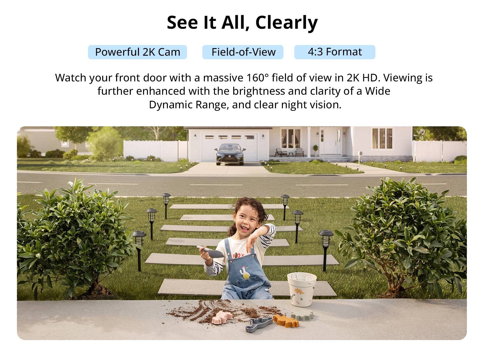 eufy S330 Video Smart Lock, 2K HD Camera, Fingerprint Unlock, Night Vision, Dual Motion Detection Doorbell, 2-Way Audio, Remote Control