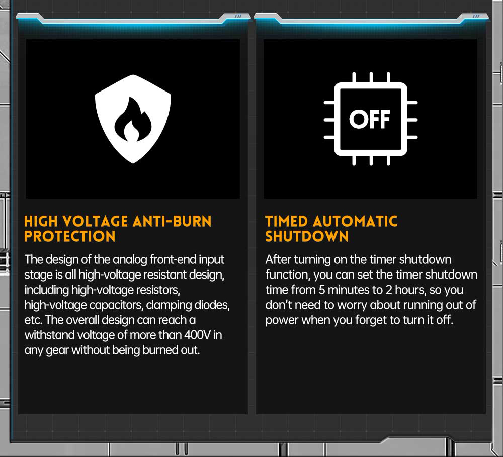 FNIRSI DPOX180H Digital Phosphor Oscilloscope 2 in 1 Dual-channel, 180MHz Bandwidth, DDS Signal Generator - Blue