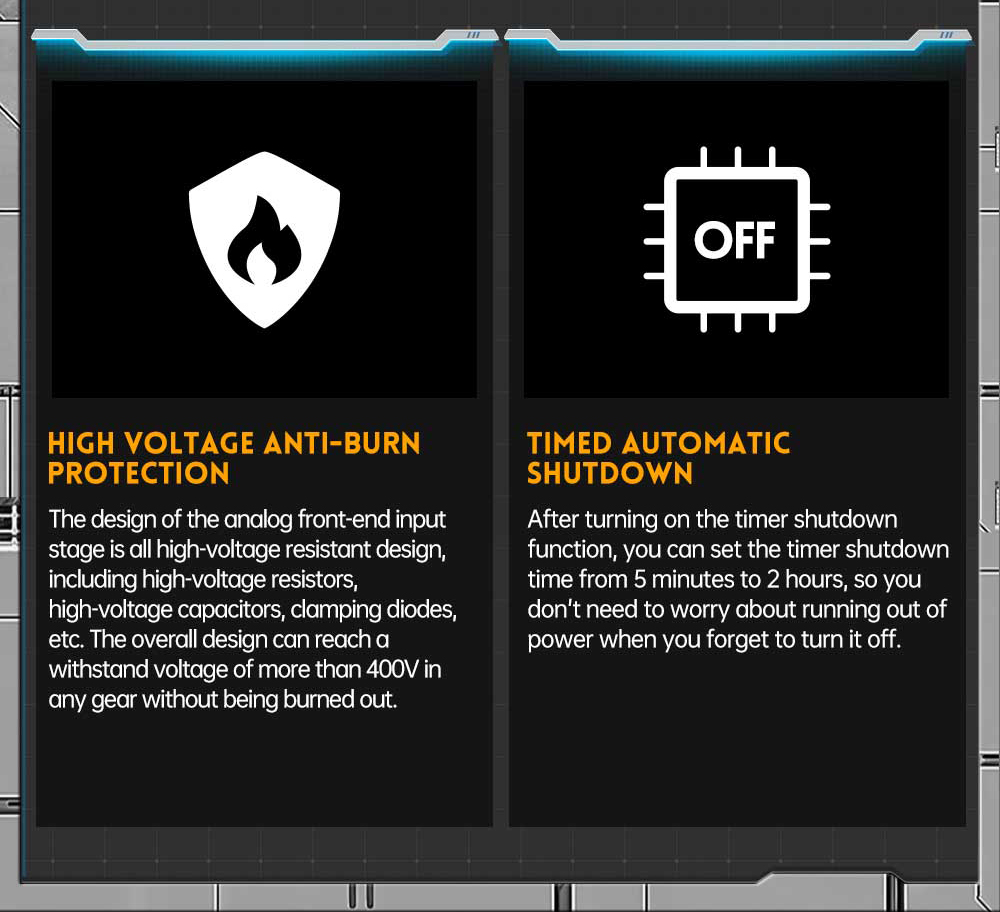 FNIRSI DPOX180H Digital Phosphor Oscilloscope 2 in 1 Dual-channel, 180MHz Bandwidth, DDS Signal Generator - Yellow