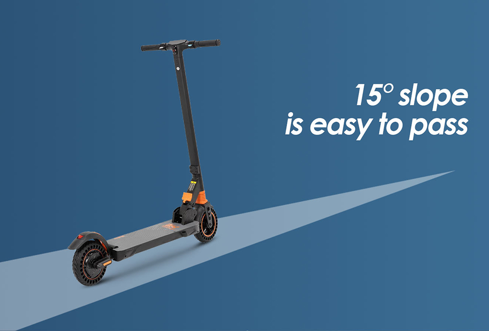 Kukirin S1 Pro 8 inch Solid Honeycomb Tire Folding Electric Scooter 350W Motor LED Display Screen 3 Speed Modes KUGOO S3 Pro - Black