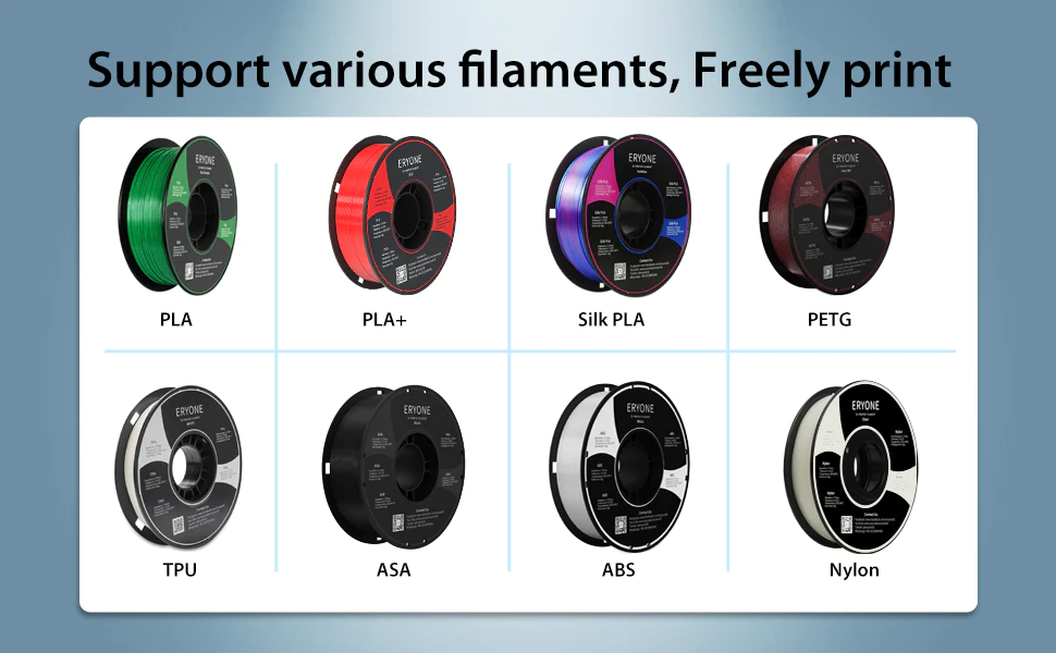 ERYONE Star One 3D Printer Auto-Leveling, Super Quiet 3D Printer with TMC2208, 32Bit Motherboard FDM Forming Technology