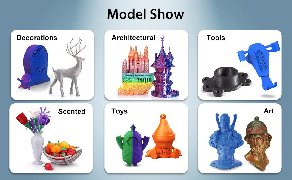 ERYONE Star One 3D Printer Auto-Leveling, Super Quiet 3D Printer with TMC2208, 32Bit Motherboard FDM Forming Technology