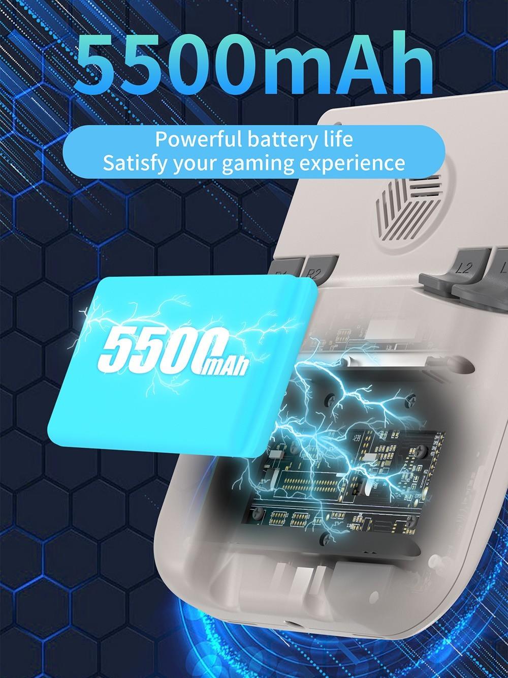 ANBERNIC RG405V Game Console, 4GB LPDDR4 128GB eMMC, Android 12, 5G WiFi, Bluetooth 5.0, 128GB TF Card 3172 Games - Grey