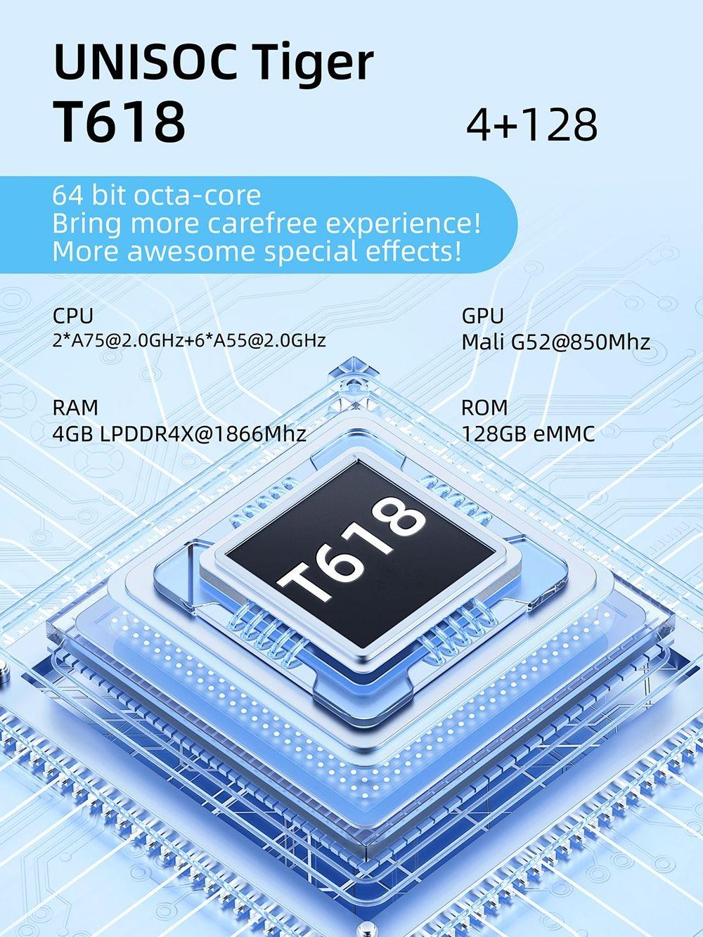 ANBERNIC RG405V Game Console, 4GB LPDDR4 128GB eMMC, Android 12, 5G WiFi, Bluetooth 5.0, 128GB TF Card 3172 Games - Wood Color