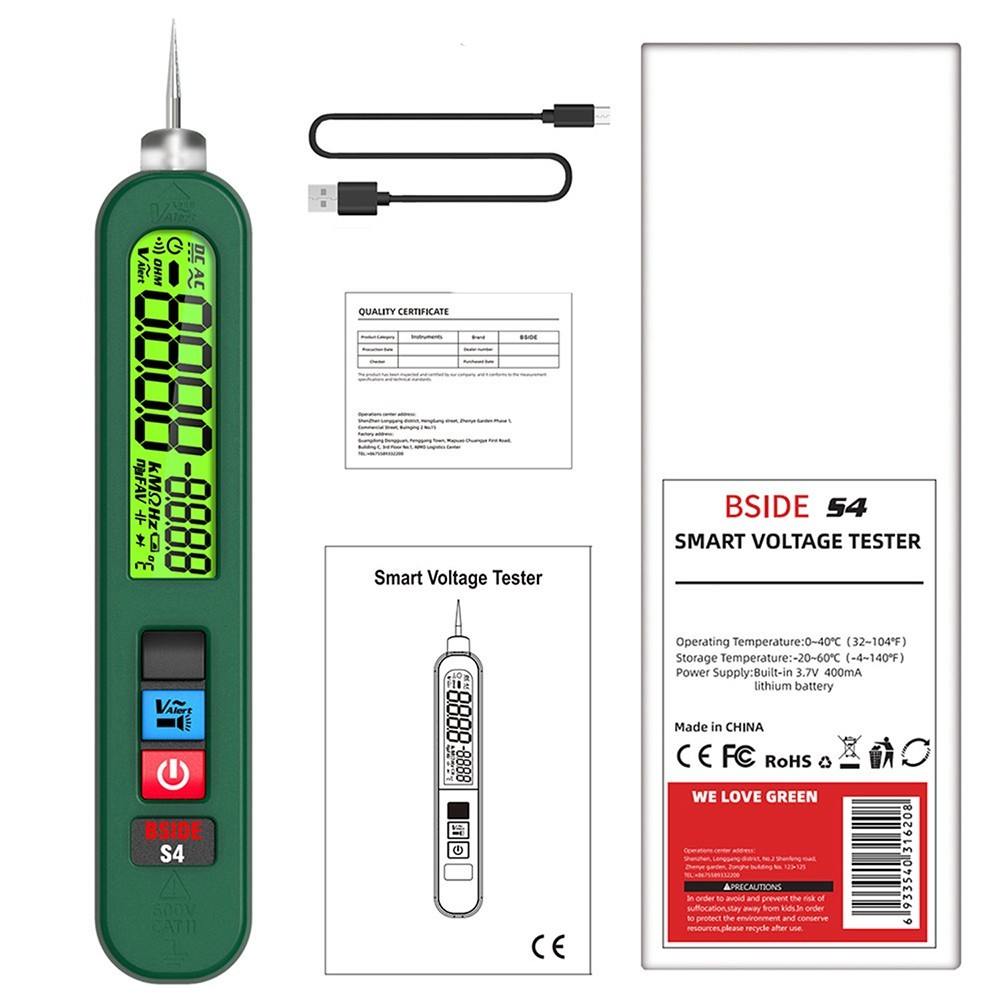 Bside S Smart Voltage Tester Green