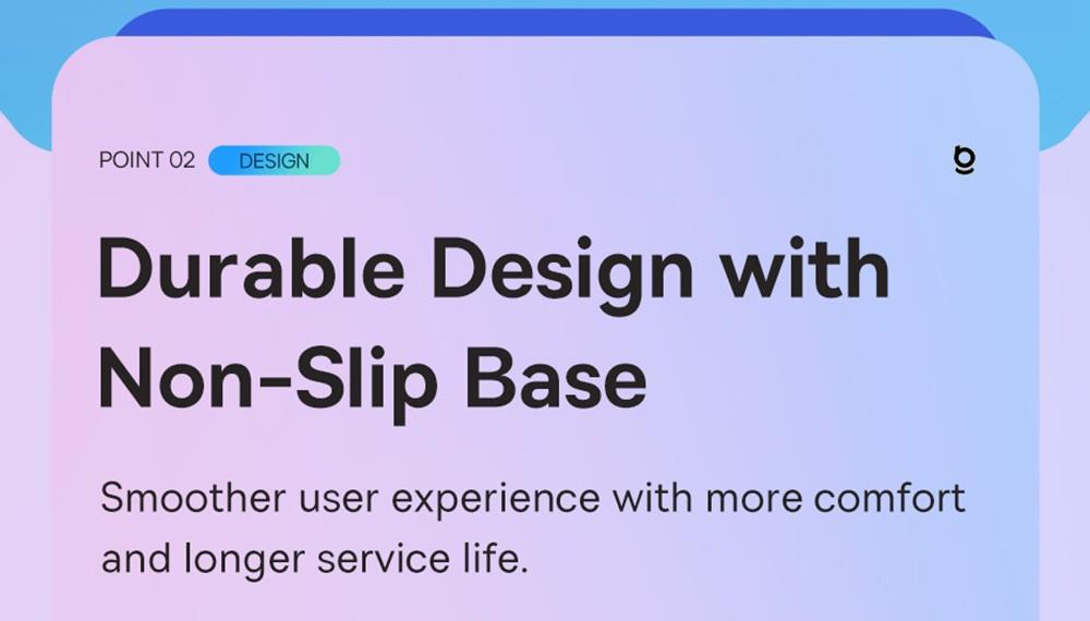 Baseus Mouse Pad PU Leather Waterproof Spill, Scratch Resistant - Black