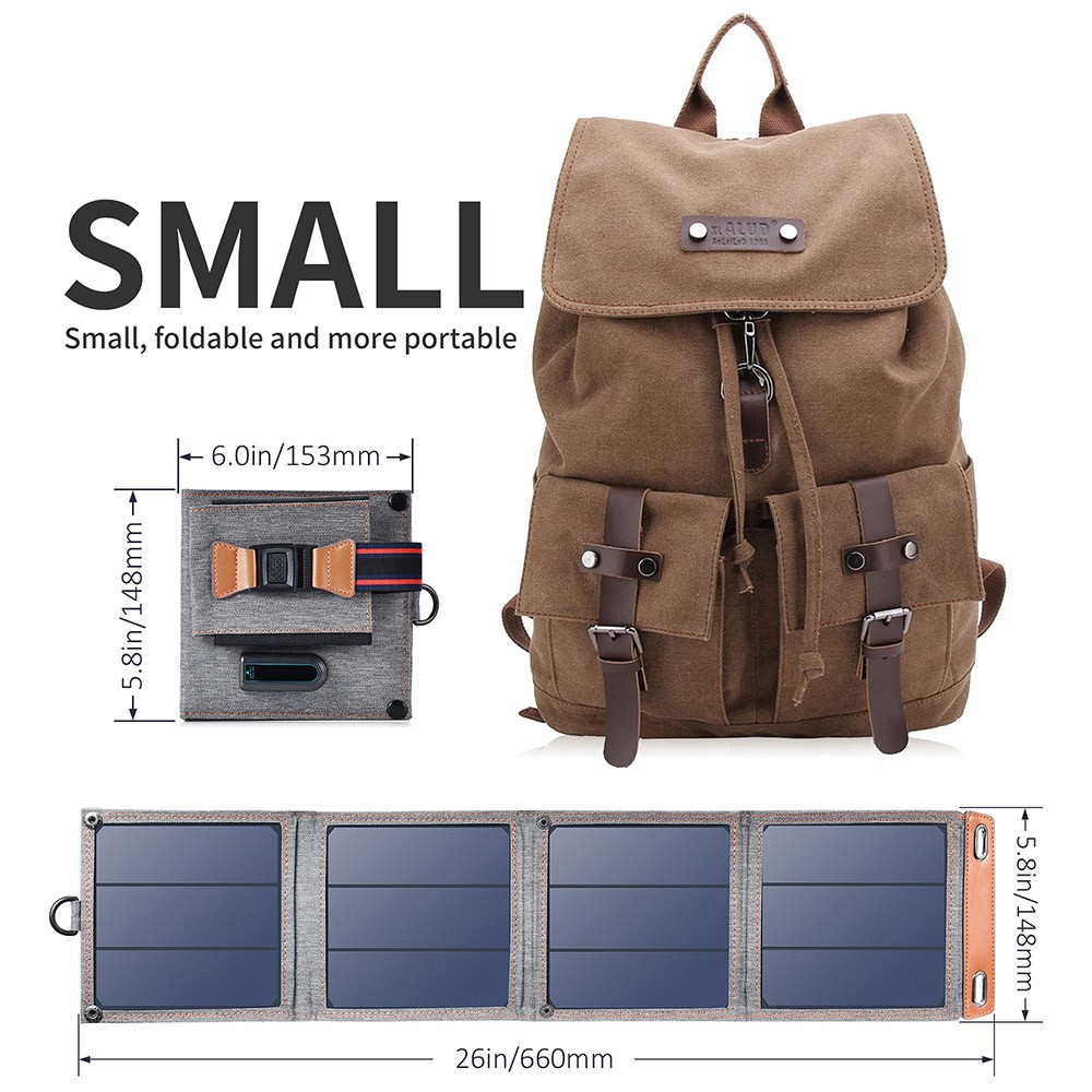 Choetech SC004 14W Portable Foldable Solar Panel, 25% Conversion Efficiency, EU