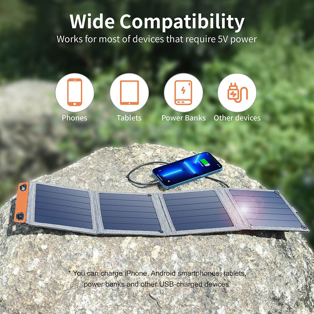 Choetech SC004 14W Portable Foldable Solar Panel, 25% Conversion Efficiency, EU