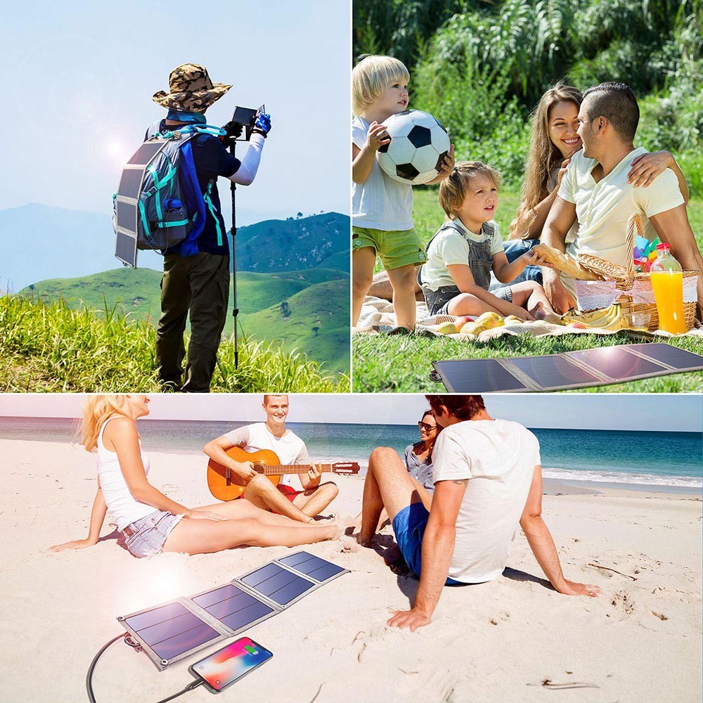 Choetech SC004 14W Portable Foldable Solar Panel, 25% Conversion Efficiency, EU