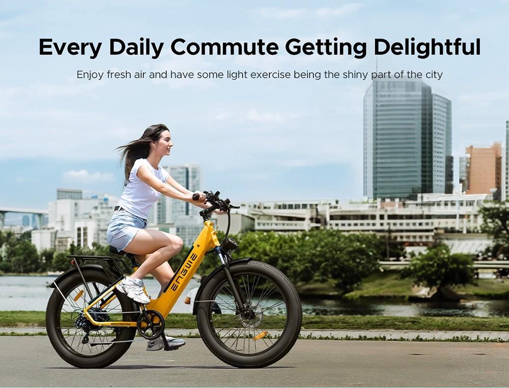 ENGWE E26 Electric Bike, 48V 16AH Battery 250W Motor Mountain Bike Shimano 7-Speed Gear 140km Max Range