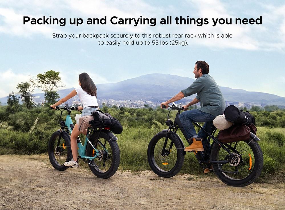 ENGWE E26 Step-thru Electric Bike, 48V 16AH Battery 750W Motor Mountain Bike Shimano 7-Speed Gear 140km Max Range 28km/h Max Speed 26*4.0 inch Fat Tire 150kg Load Hydraulic Disc Brake