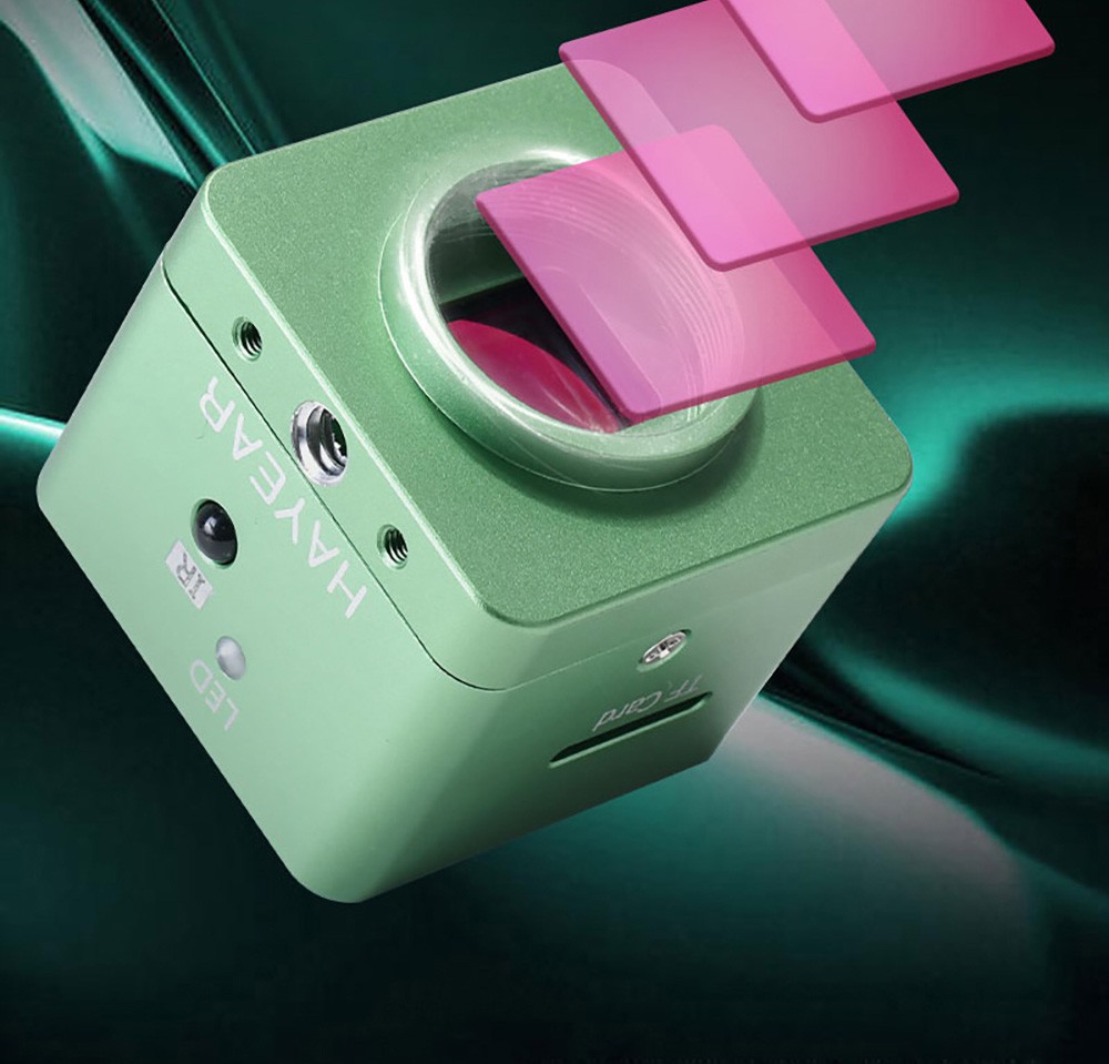 HAYEAR HY-6210 Ultra HD 4K 2160P USB HDMI Digital Microscope Camera, 41MP Image Resolution, Remote Control, Industrial Images Acquisition Video Recorder - EU Plug