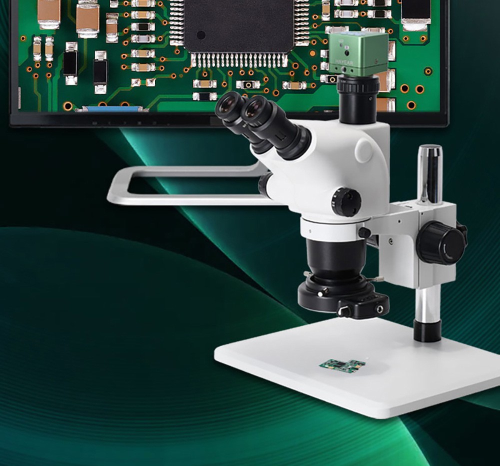 HAYEAR HY-6210 Ultra HD 4K 2160P USB HDMI Digital Microscope Camera, 41MP Image Resolution, Remote Control, Industrial Images Acquisition Video Recorder - EU Plug