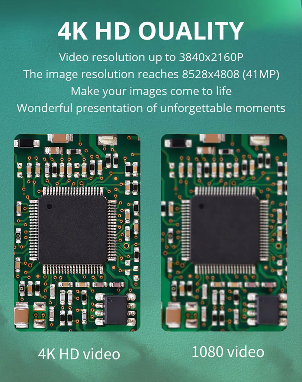 HAYEAR HY-6210 Ultra HD 4K 2160P USB HDMI Digital Microscope Camera, 41MP Image Resolution, Remote Control, Industrial Images Acquisition Video Recorder - EU Plug