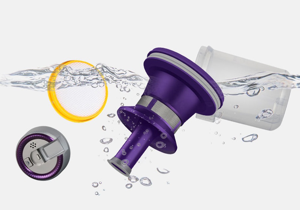 Refurbished JIMMY JV35 Handheld Anti-Mite Vacuum Cleaner High Temperature UV Acaricide 14Kpa Strong Suction 700W Power 5S Rapid Heating Dust Collector International Version from Xiaomi Youpin - Grey