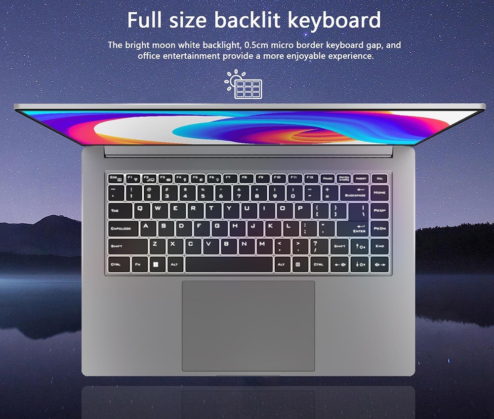 KUU A6 Laptop 16'' 2560*1600 Screen Intel Core i7-1280P CPU 16GB LPDDR4 512GB SSD Windows 11 Pro, 5G WiFi