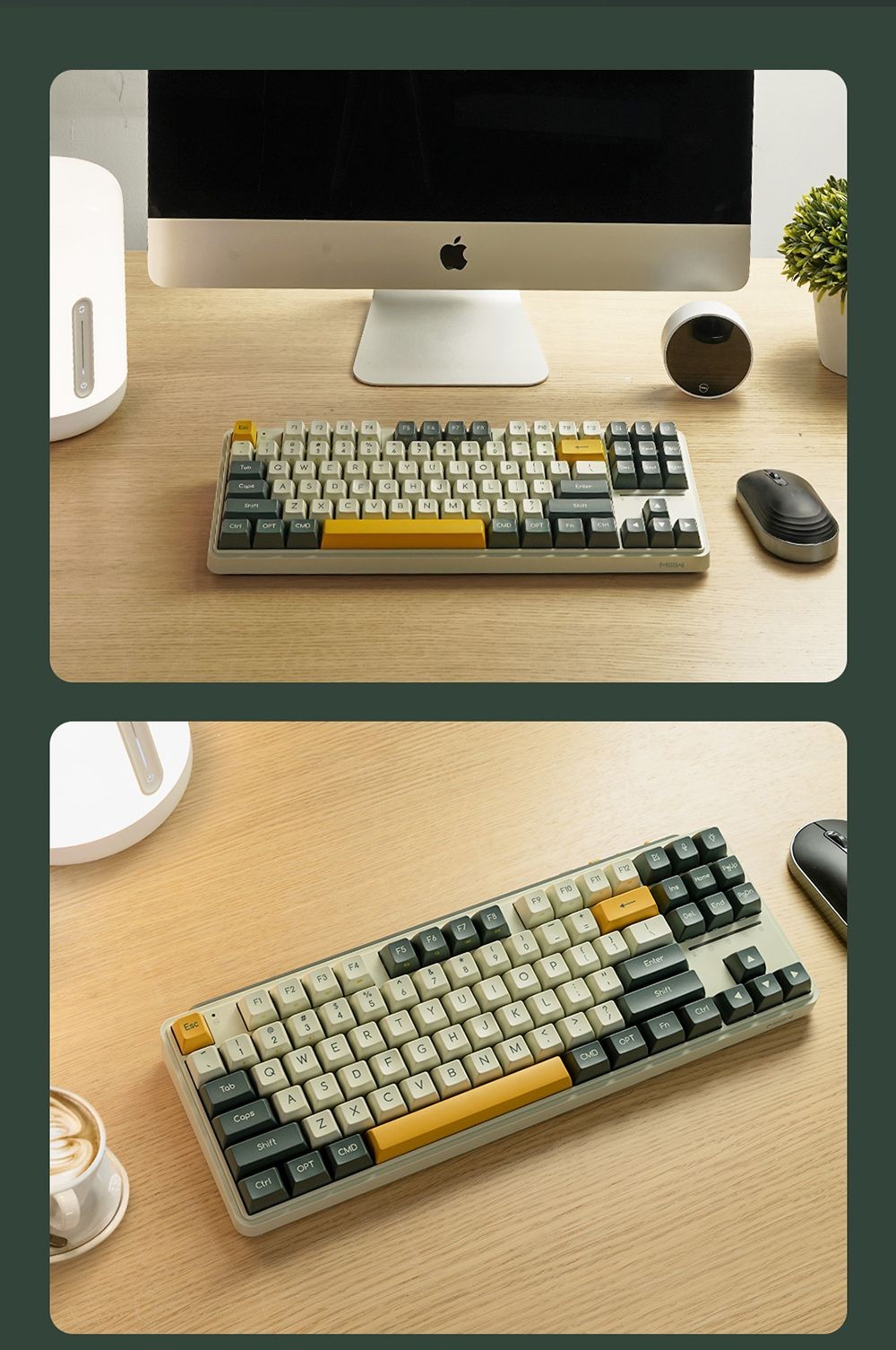 MIIIW ART Series Z870 Three modes Wireless Mechanical Keyboard