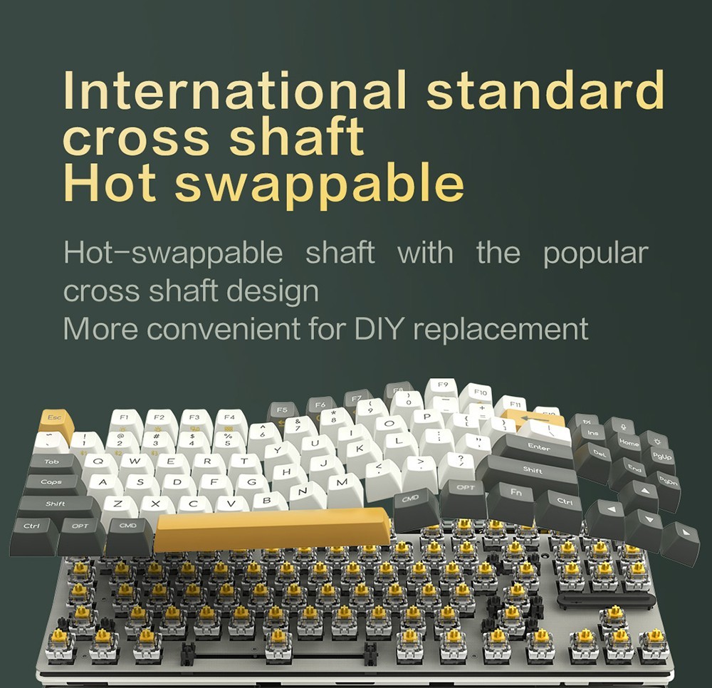 MIIIW ART Series Z870 Three modes Wireless Mechanical Keyboard