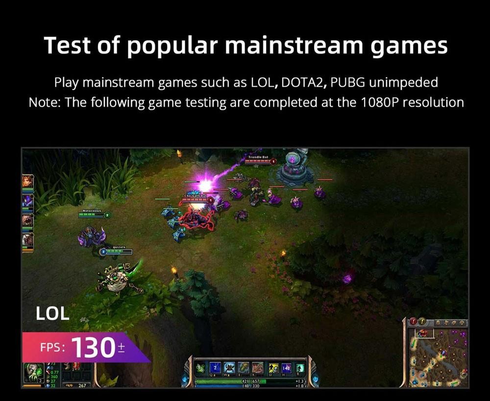 OUVIS AMR5 Mini PC, AMD Ryzen 7 5600U, 16GB DDR4 512GB SSD, HDMI+DP+Type-C 4K 60Hz Triple Display, Windows 11 Pro - EU