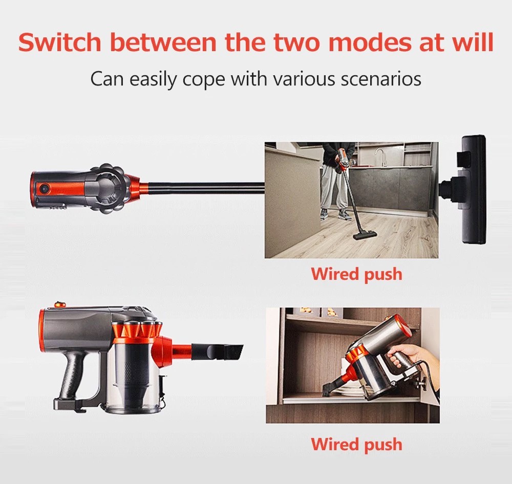 Portable Vacuum Cleaner 18kPa Wet and Dry Dual-use 600W High Power - US